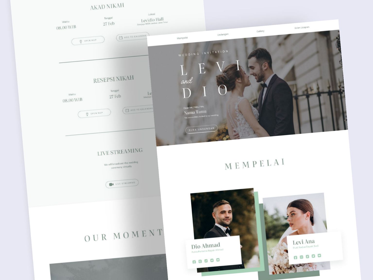 Preview template Minimalist 2