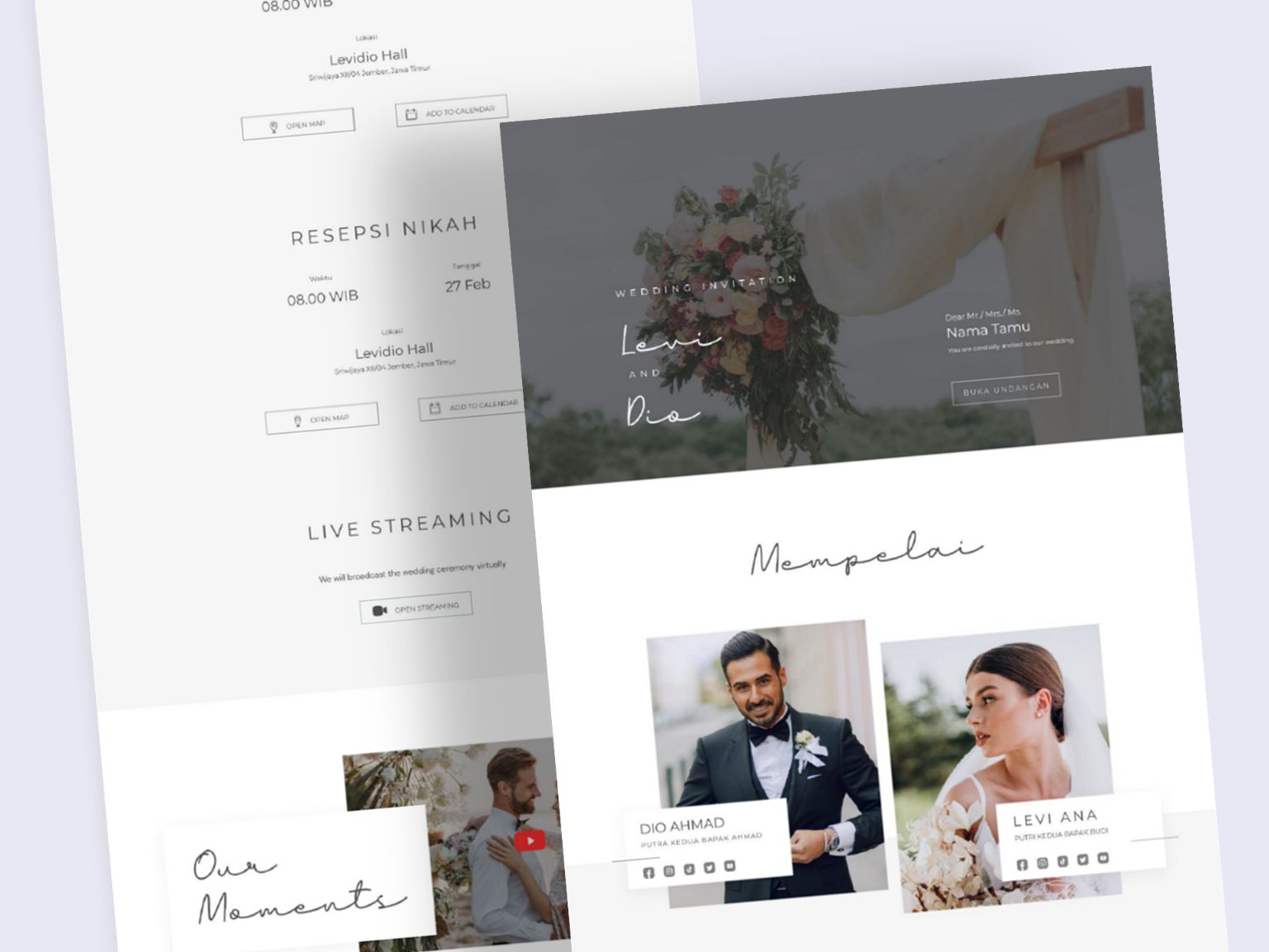 Preview template Minimalist 3