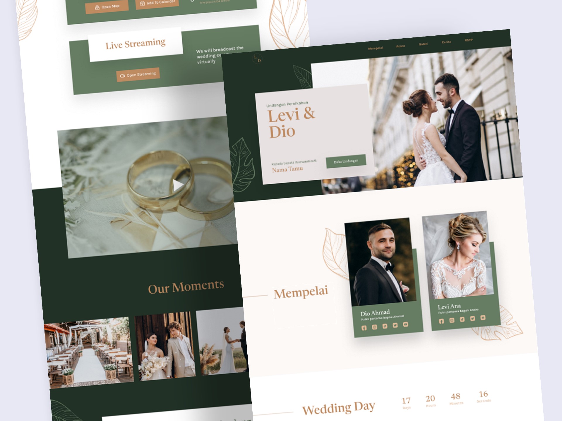 Preview template Floral 7