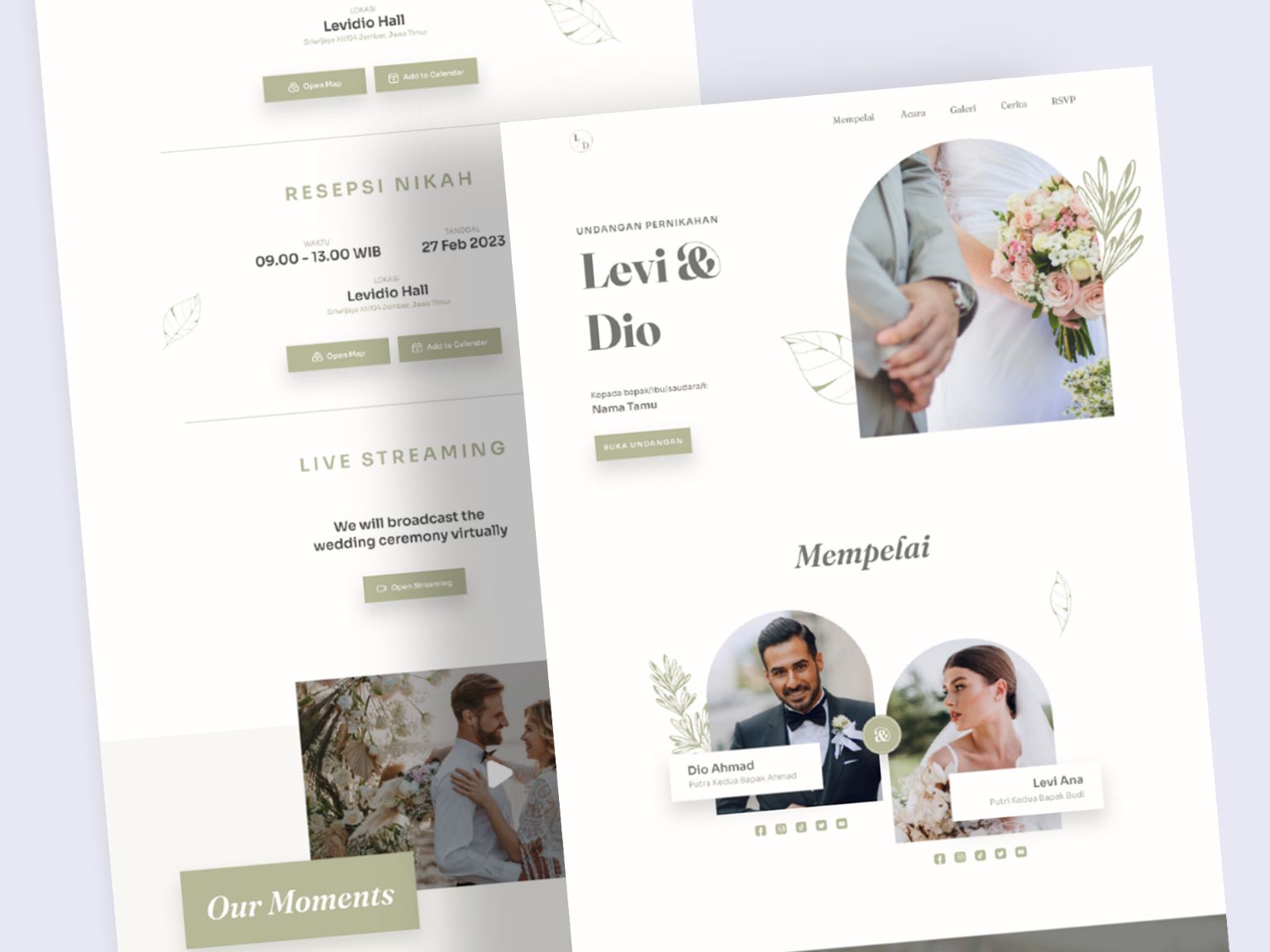 Preview template Floral 9