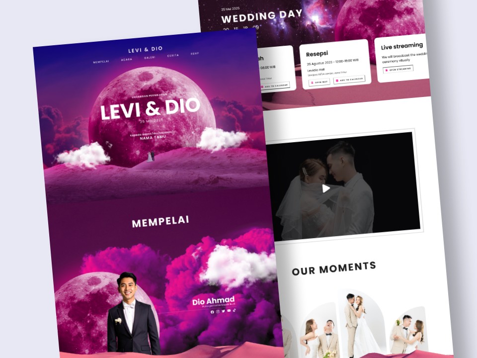 Preview template The Moon